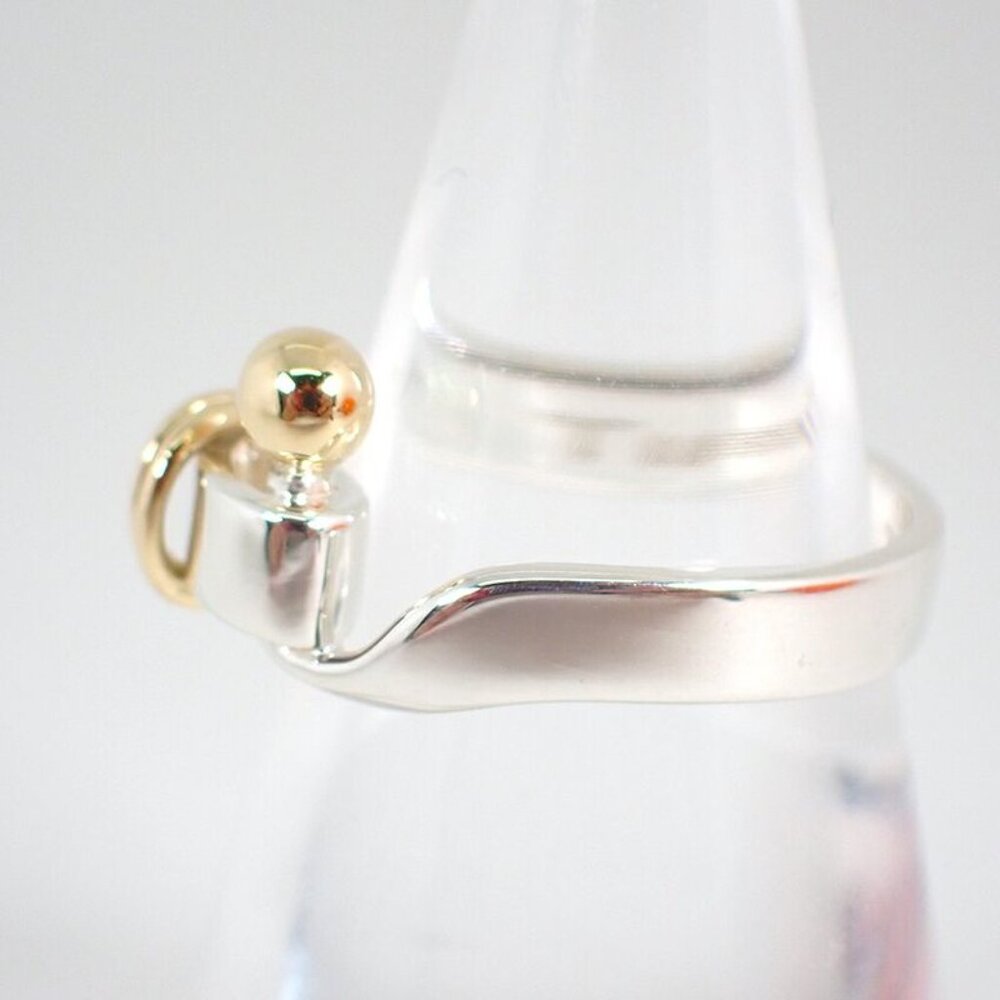 Tiffany & Co. 925 750 Hook Eye Ring - Picture 2 of 12